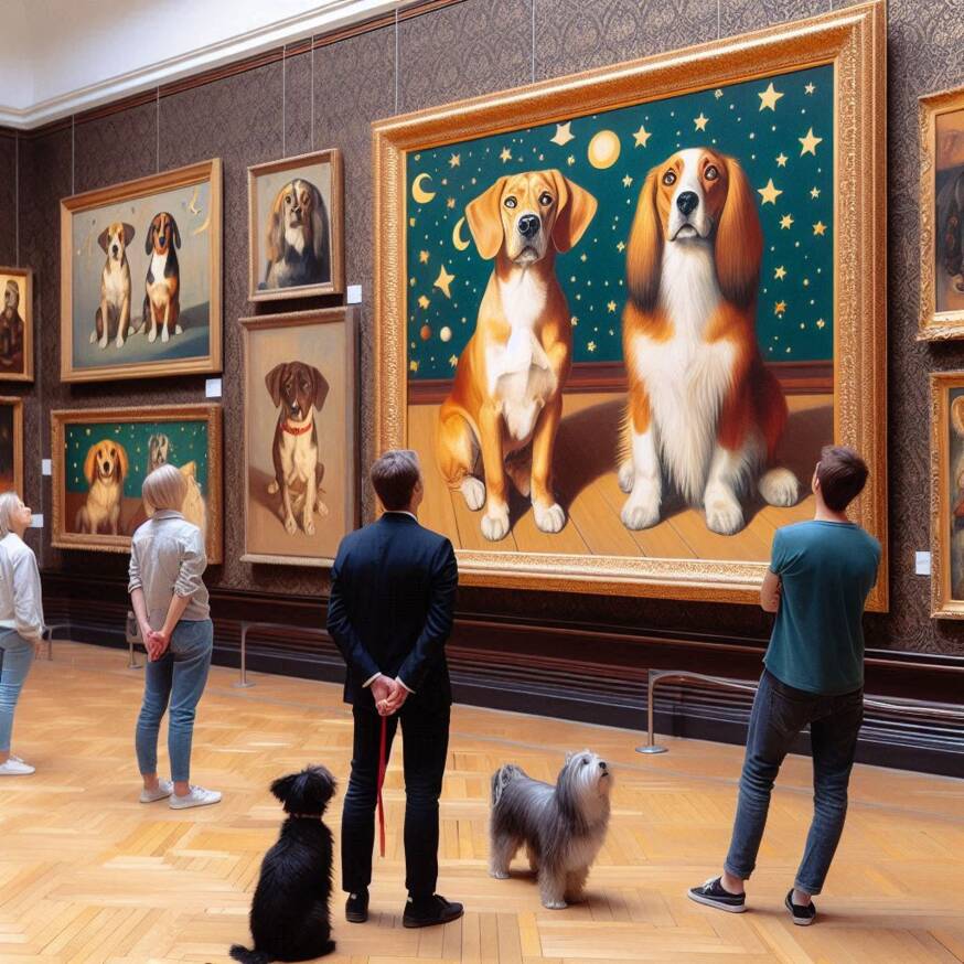 Выставка картин «Вселенная собак»